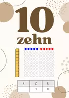 Vorschau - Poster - Zehnerzahlen Poster Zahlen bis 100 Boho Style - Seite 1