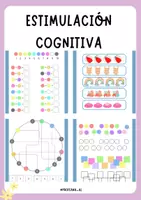 Vista previa - Hojas de trabajo - Cuadernos de estimulación cognitiva (+50 actividades) - Portada