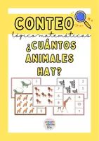 Vista previa - Unidades / Secuencias / Situaciones de Aprendizaje - LÓGICO-MATEMÁTICAS: CONTEO DE ANIMALES - Portada