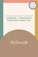 Vorschau - Stundenentwürfe - Digitales Arbeitszimmer - direkte & indirekte Proportionalität - Deckblatt