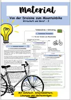 Vorschau - Arbeitsblätter - Technische Entwicklung - Entwicklung des Fahrrads - Deckblatt