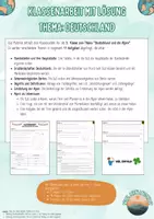 Vorschau - Klassenarbeiten - Klassenarbeit: Deutschland und die Alpen - Klasse 5 - Deckblatt