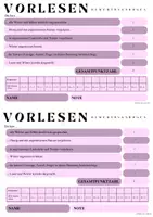 Vorschau - Poster - Lesen/Vorlesen Bewertungsbogen/Leitfaden - Seite 2