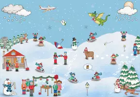 Vorschau - Arbeitsblätter - Wimmelbild Winter Schreibanlass, Erzählanlass | Kl. 1 - 4 - Seite 2