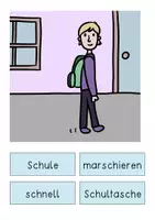 Vorschau - Arbeitsblätter - Bildgeschichte Der Schulweg - Seite 2