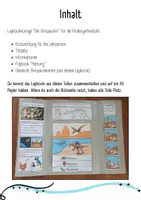 Vorschau - Merkblätter - Lapbook für den Kindergarten: Dinosaurier - Seite 1