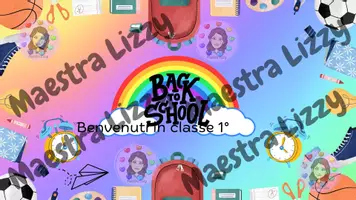 anteprima - Presentazioni / Lavagne - Sfondo per il Back to school per tutte le classi - Pagina di copertina