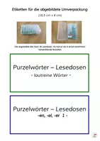 Vorschau - Fördermaterial/Inklusion - Purzelwörter - Lesedosen mal anders - Seite 2