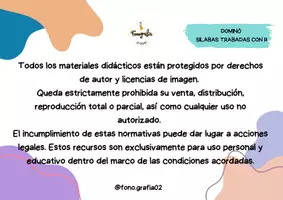 Vista previa - Juegos / Gamificación - Dominó sílabas trabadas con R - página 2