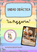 Vista previa - Unidades / Secuencias / Situaciones de Aprendizaje - Unidad Didáctica "La pizzeria" nivel inicial - Portada