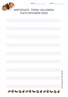 Vorschau - Arbeitsblätter - Halloween - Wortschatz - Nomen, Verben, Adjektive (Teil 1) - Seite 3