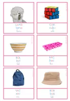 Aperçu - Apprentissages en autonomie - OFFERT : Cartes de nomenclature - vocabulaire (série rose) - Page 2