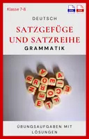 Vorschau - Arbeitsblätter - Satzgefüge und Satzreihe - Übungsaufgaben mit Lösungen - Deckblatt
