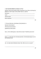 Vorschau - Arbeitsblätter - Kommunikation - Klassenarbeit - Seite 1