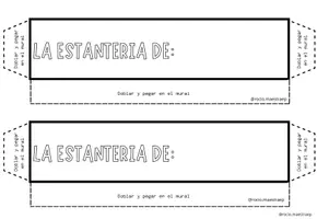 Vista previa - Hojas de trabajo - LA ESTANTERIA DE LIBROS DE MI AULA - página 2