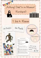 Vorschau - Spiele - Spiel im Kunstunterricht (Achtung! Dieb*in im Museum) - Deckblatt