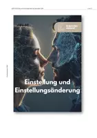 Vorschau - Unterrichtsreihen - Einstellung und Einstellungsänderung - Unterrichtsmaterial - Seite 1