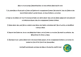 Vorschau - Arbeitsblätter - Kakuro - Matherätsel - Seite 1