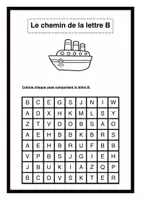 Aperçu - Feuilles d'exercices - Les chemins de l'alphabet - Page 1
