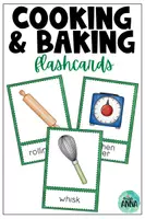 anteprima - Flashcard - Cooking and Baking FLASHCARDS - Pagina di copertina