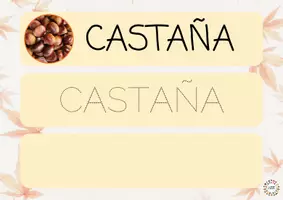 Vista previa - Tarjetas / Manipulativos - Vocabulario de otoño - página 2
