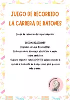 Vista previa - Juegos / Gamificación - JUEGO DE RECORRIDO CARRERA DE RATONES - página 2