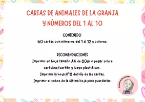 Vista previa - Juegos / Gamificación - CARTAS NUMÉRICAS DEL 1 AL 12 Y COLORES - página 2