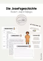 Vorschau - Stundenentwürfe - Die Josefsgeschichte: Josef im Gefängnis (Stunde 4) - Deckblatt