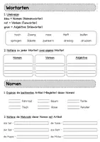 Vorschau - Arbeitsblätter - Kleine Lernstandserhebung Anfang 3. Klasse - Deutsch - Seite 2