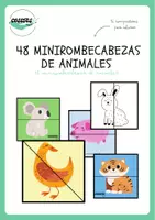 Vista previa - Juegos / Gamificación - 48 MINIROMBECABEZAS DE ANIMALES - Portada