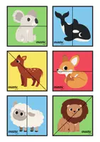 Vista previa - Juegos / Gamificación - 48 MINIROMBECABEZAS DE ANIMALES - página 3