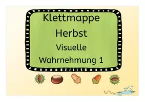 Vorschau - Bildkarten - Klettmappen nach Teacch - visuelle Wahrnehmung Herbst - Seite 2