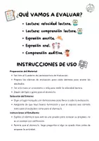 Vista previa - Refuerzo / NEE / Materiales de apoyo - CUADERNO EVALUACION LECTOESCRITURA - página 1