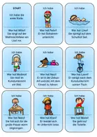 Vorschau - Spiele - Lesespiel: In der Schule - Ich habe ... Wer hat? - Seite 1