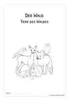Vorschau - Arbeitsblätter - Waldtiere - Tiere des Waldes - sinnerfassendes Lesen - Arbeitsblätter - Seite 2