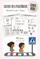 Vorschau - Unterrichtsreihen - Sicher als Fußgänger - Miniheft für die 1. Klasse - Deckblatt
