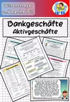 Vorschau - Stundenentwürfe - Bankgeschäfte - Aktivgeschäfte Wirtschaft und Recht 9 II Lehrplan Plus - Deckblatt
