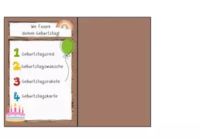 Vorschau - Poster - Aufsteller für das Geburtstagsritual | Regenbogen - Seite 3