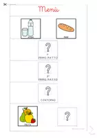 anteprima - Flashcard - Menù del giorno - Pagina 1