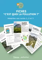 Aperçu - Préparation de séquence / Séquence complète - Fiches explicatives - C'est quoi la pollution ? - Page de couverture
