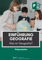 Vorschau - Präsentationen/Tafelbilder - Einführung Geografie ⎮ Einführung Geografie - Was ist Geografie (PowerPoint Präsentation) #erstestunde - Deckblatt