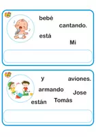 Vista previa - Hojas de trabajo - Oraciones desordenadas - página 3