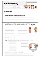 Vorschau - Arbeitsblätter - Deutsch Wiederholung Schulbeginn 3. Klasse – Arbeitsblätter & Diferenzierung - Seite 2