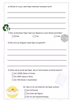 Vorschau - Arbeitsblätter - Quiz zum Papier-Check (mit Lösung) - Seite 1