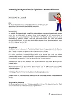 Vorschau - Arbeitsblätter - Herleitung allgemeine Lösungsformel für quadratische Gleichungen / Mitternachtsformel - editierbar - Seite 1