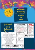 Vorschau - Arbeitsblätter - Wortschatz-Erarbeitung - Les tâches à la maison (passend zu Découvertes 3) - Deckblatt