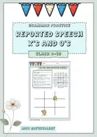 Vorschau - Arbeitsblätter - Let's practice - Reported Speech! X's and O's - Deckblatt