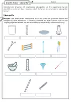 Vorschau - Arbeitsblätter - Chemie - Arbeitsgeräte und Bunsenbrenner - Seite 1