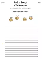 Vorschau - Arbeitsblätter - Roll a story, Halloween, Englisch, Klasse 5-6 - Seite 2