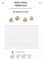 Vorschau - Arbeitsblätter - Roll a story, Halloween, Englisch, Klasse 5-6 - Seite 3